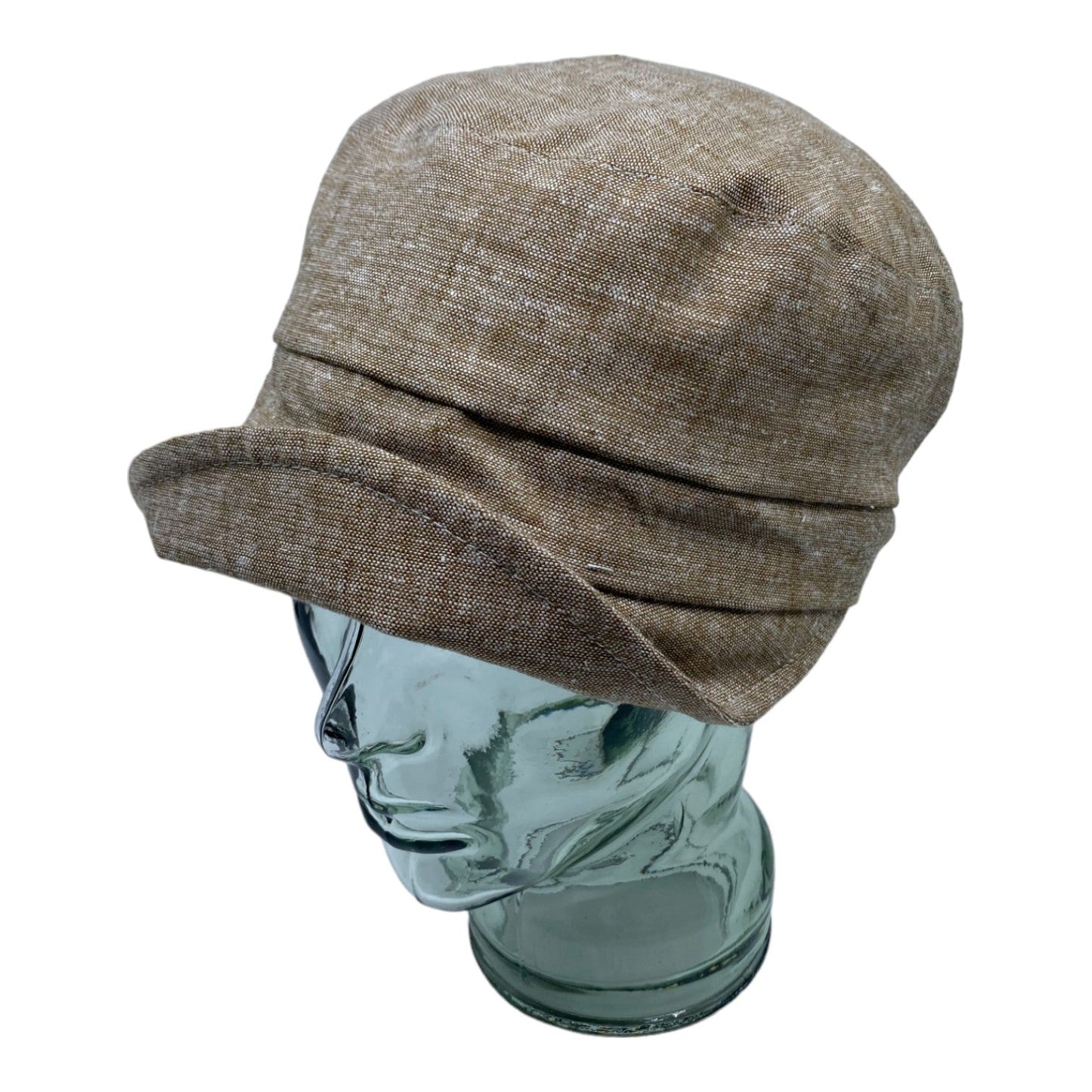 MAUDE ( dark beige ) | Casquette cheminot - Geneviève Dostaler