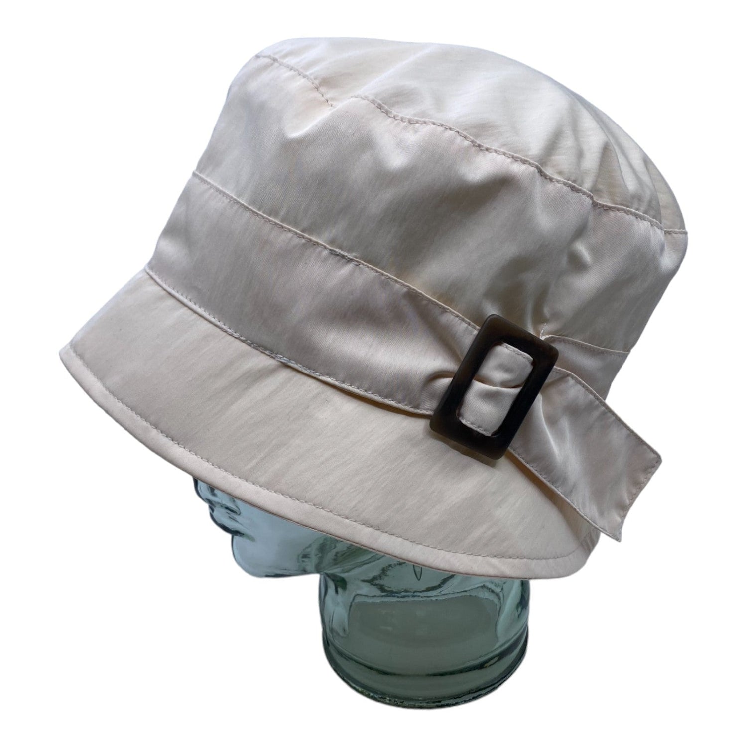 RAQUEL ( beige ) | Waterproof cloche hat - Geneviève Dostaler