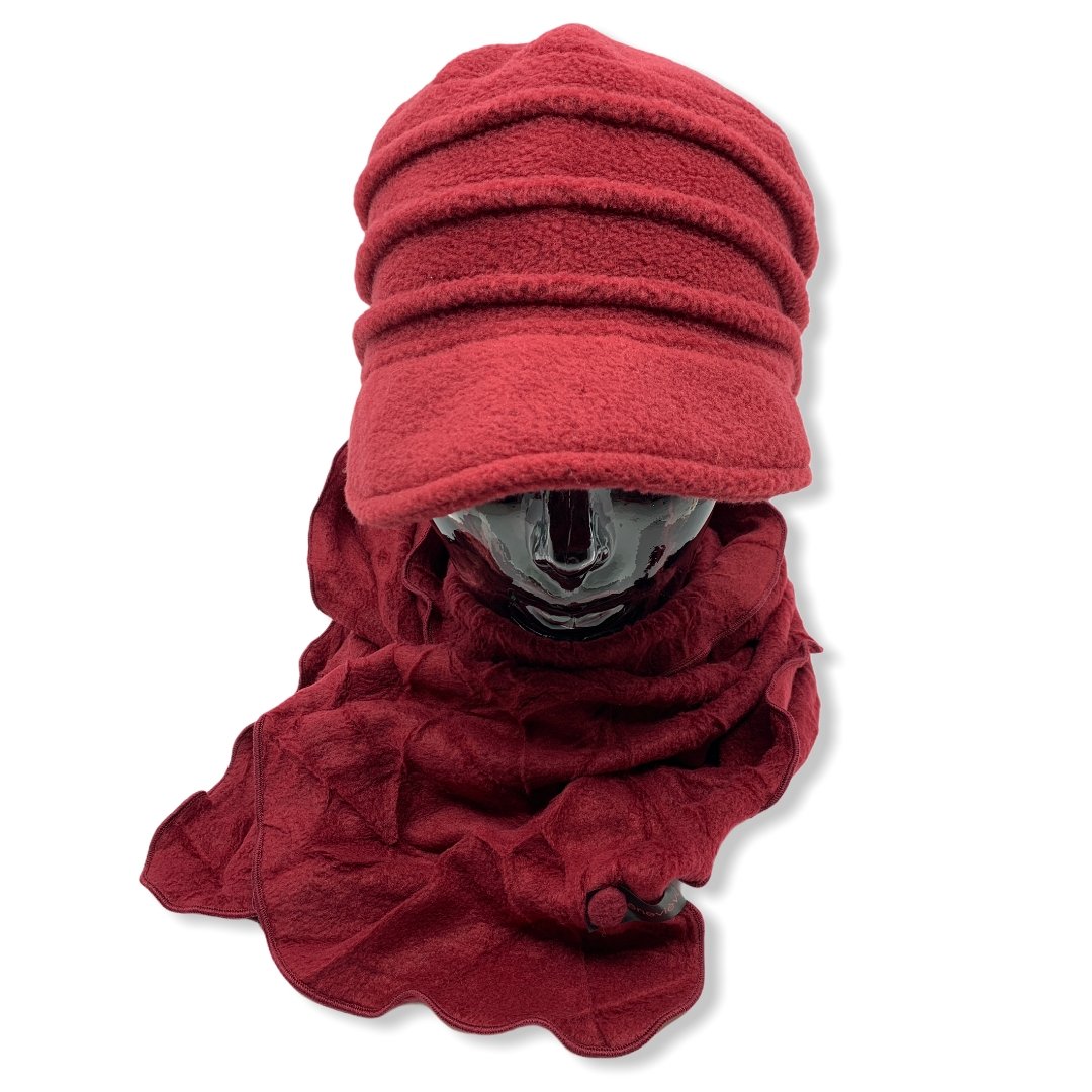 Polar Fleece Cap | Scarf | Women | Hats | Genevieve Dostaler | Made in Canada